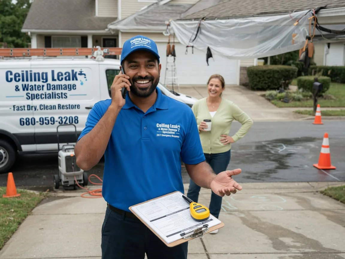 Ceiling Leak Cleanup Hoxie, KS FAQs